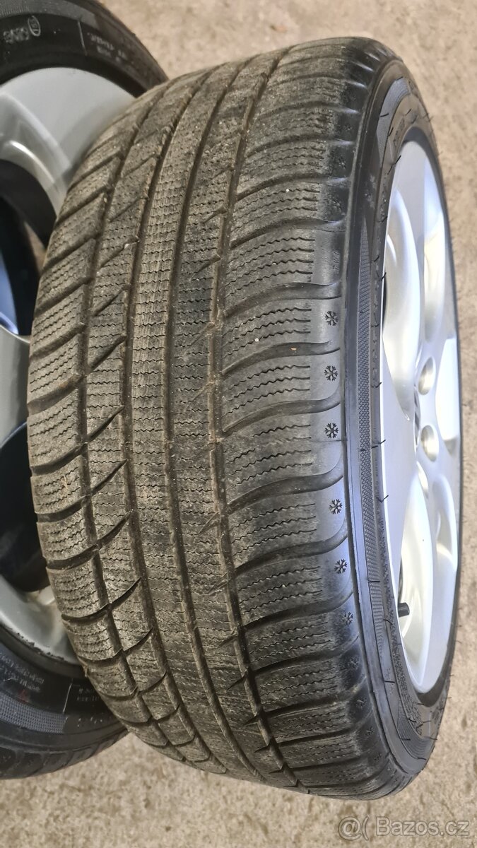 ALU kola R17- 5x112 originál zimní VW GOLF5,6,7,PASSAT,ŠKODA - 4