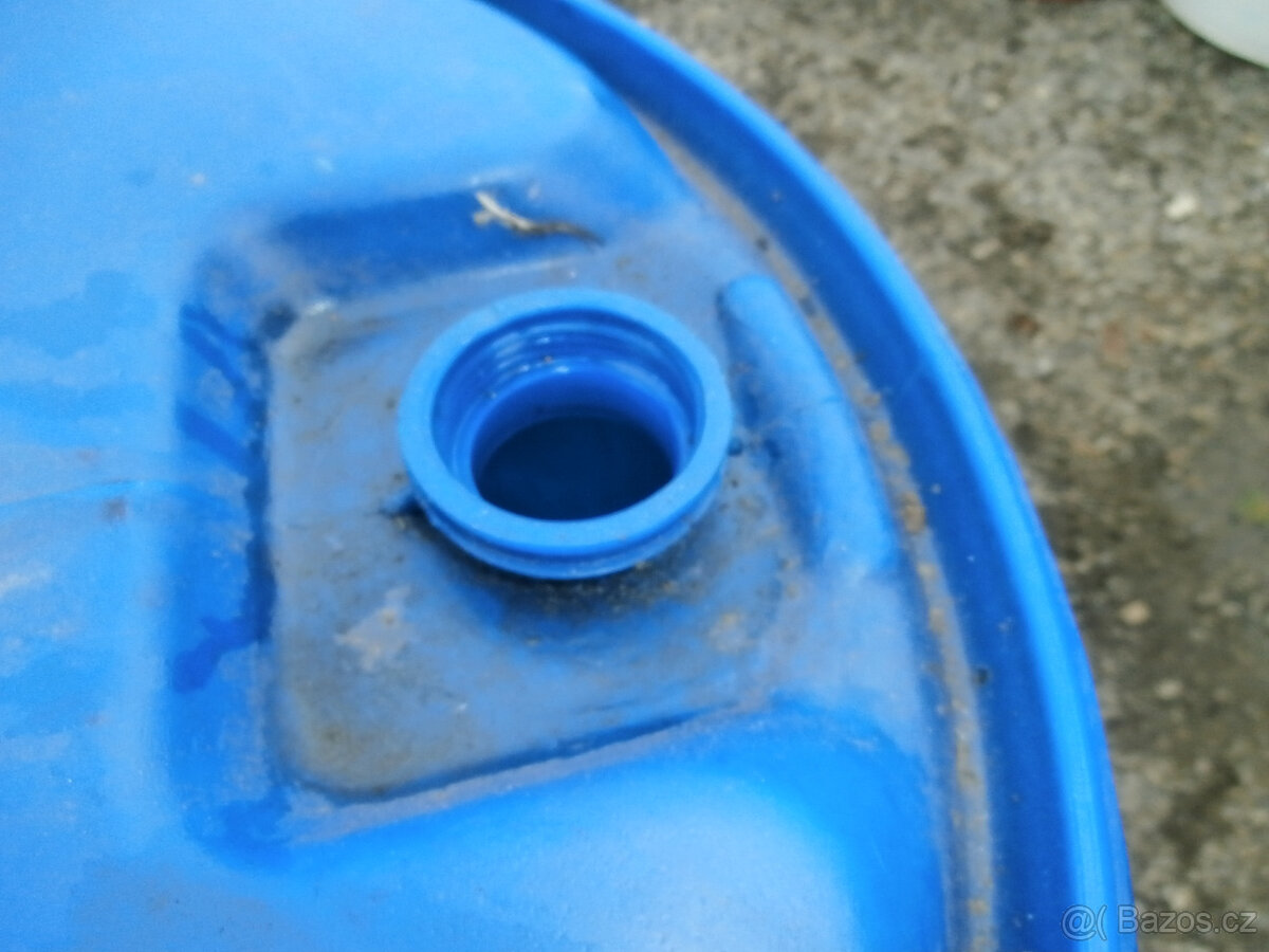 Sudy plastové modré 200 litrů za 500 kč - 4