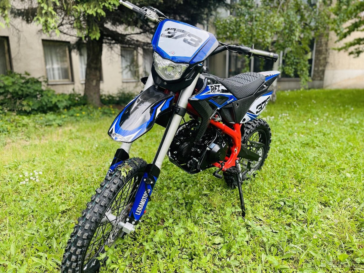 Pitbike Leramotors Thunder 140ccm, 19/16, modrá - 4