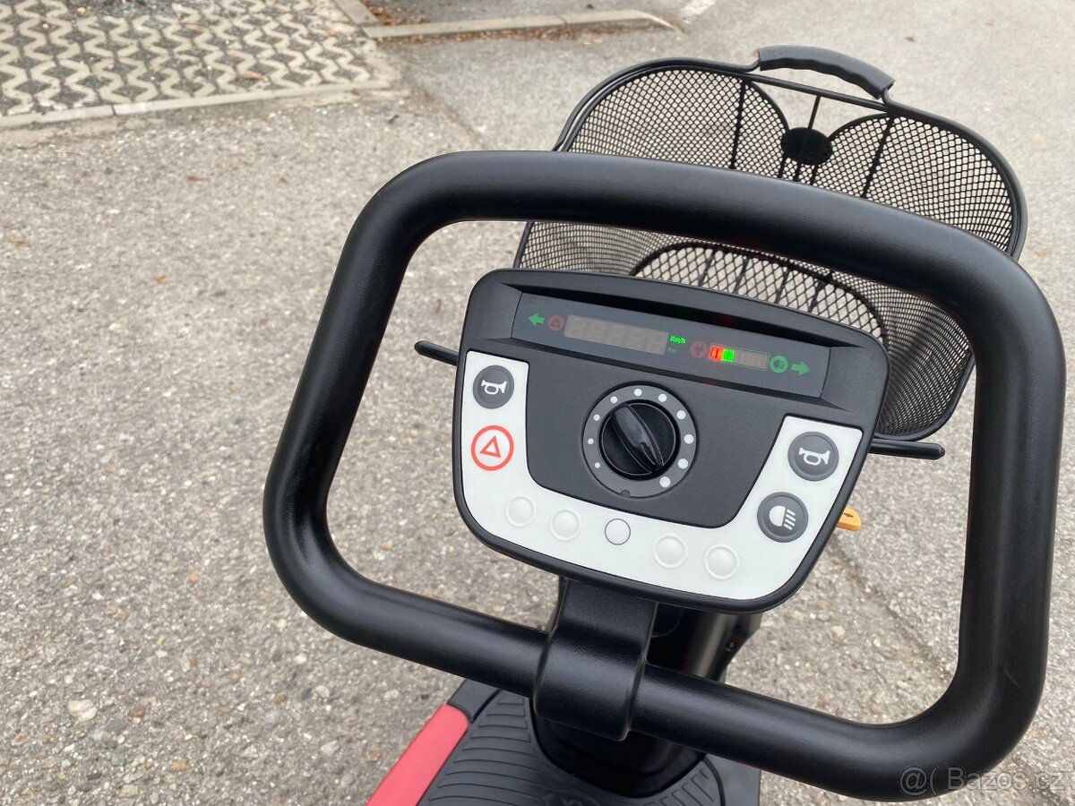 Elektrická tříkolka pro seniory, invalidní skútr - 4