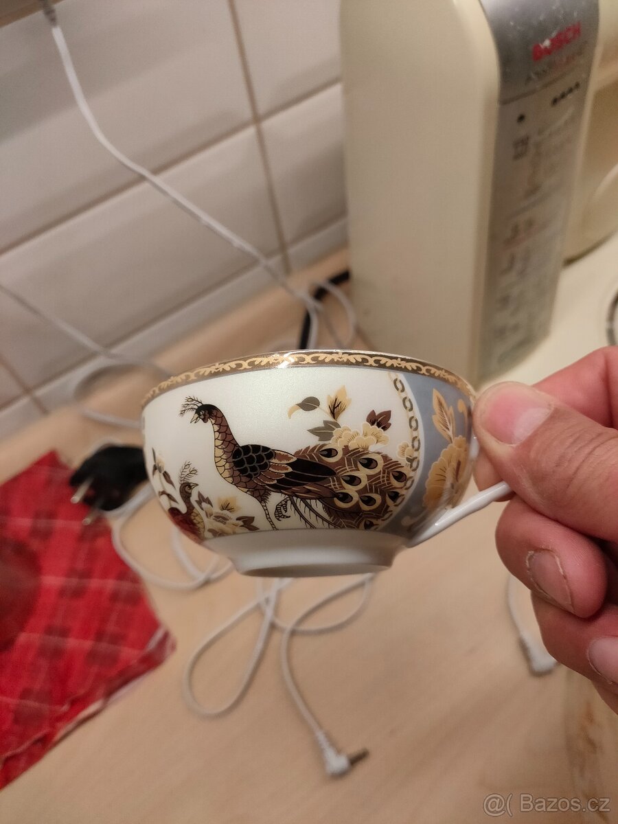 sada porcelánových šálků s podšálky Feniks - 4