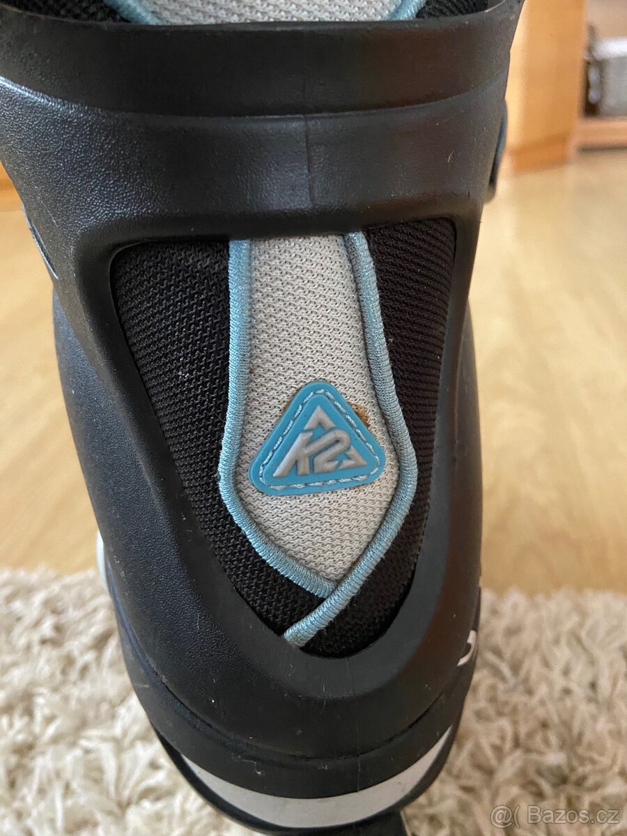 K2 Athena Alu inline brusle + chrániče vel. 39,5 - 4