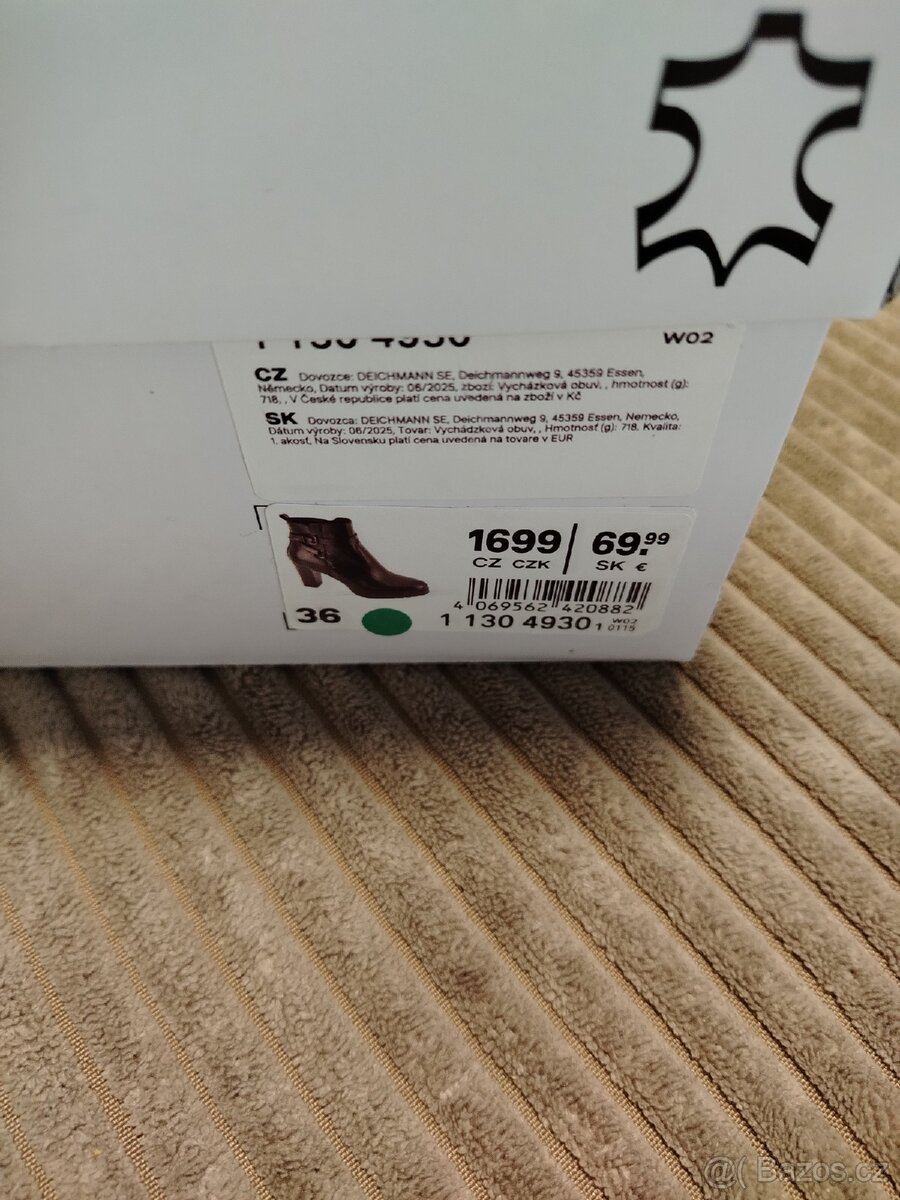 Kotníkové kožené kozačky - 4