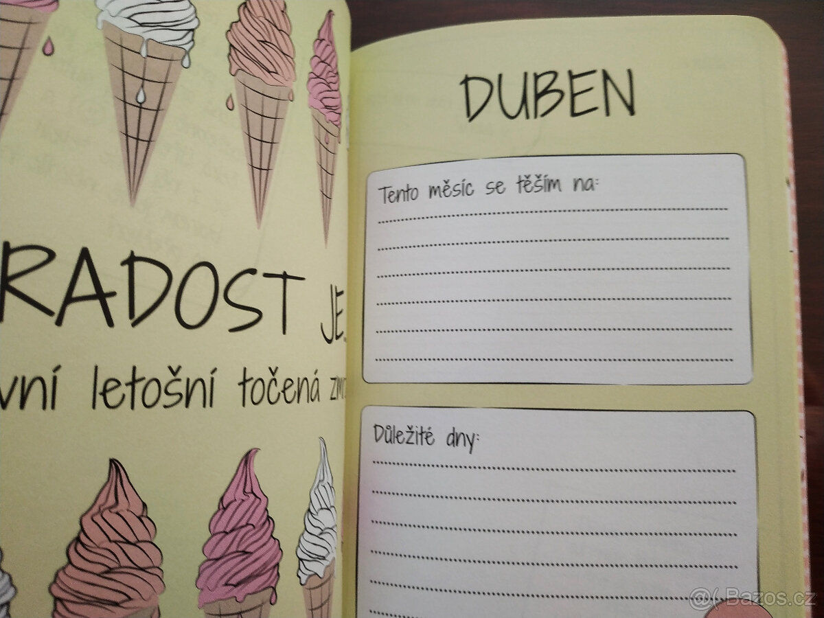 Zápisník radosti. Diář. - 4