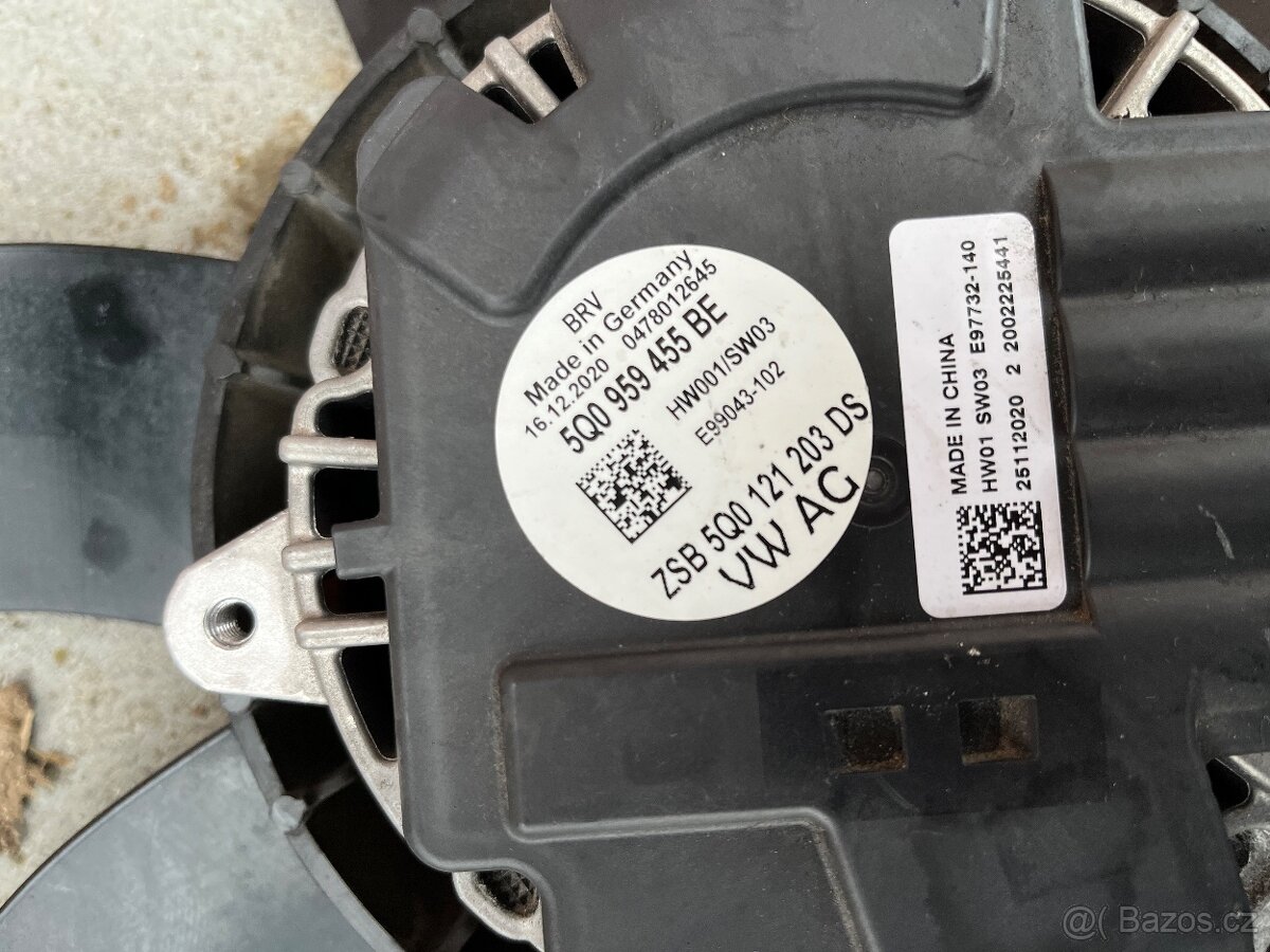 Ventilátor originál Škoda,VW,Seat,Audi - 4