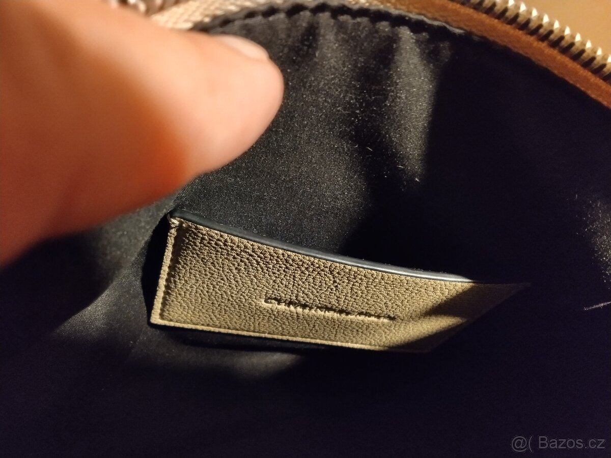 Elegantní krémová kabelka CALVIN CLEIN SLEVA - 4