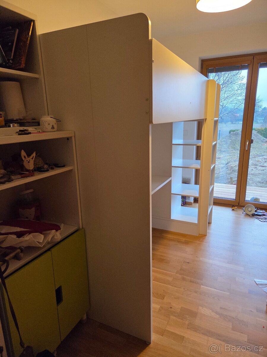 Ikea Smastad vyvýšená patrová postel - 4