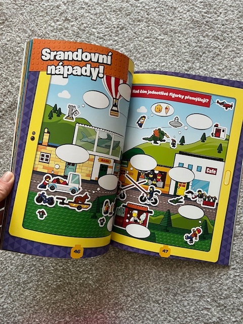 LEGO kniha samolepek, přes 1000ks - emoticon - 4