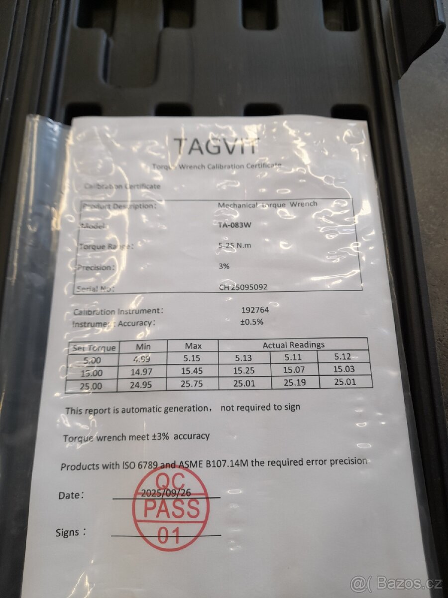 Sada momentových klíčů - 4