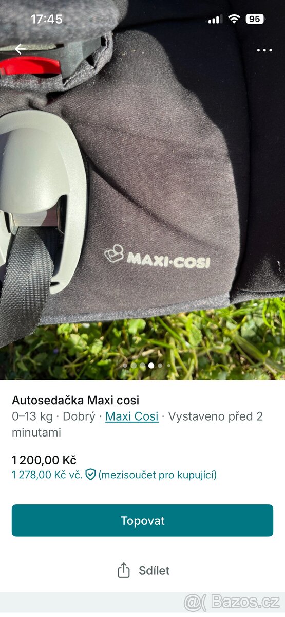 Autosedačka Maxi Cosi - 4