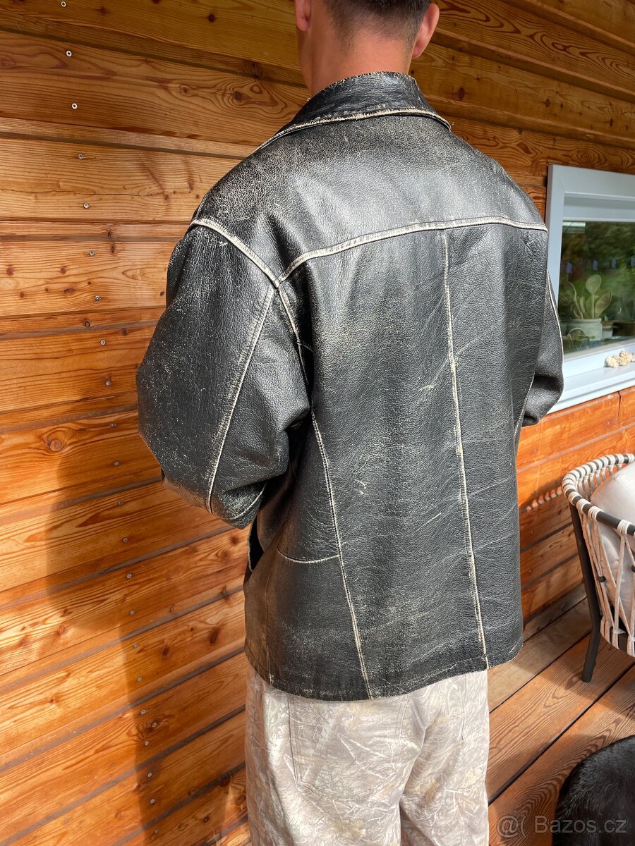 Pánská kožená bunda - 4