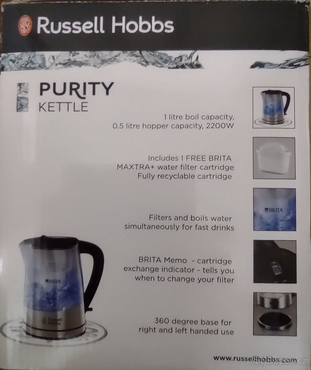 Rychlovarná filtrační konvic 2v1, nová, 1 filtr - 4