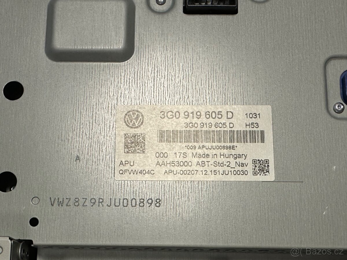 VW Passat B8 rádio - 4