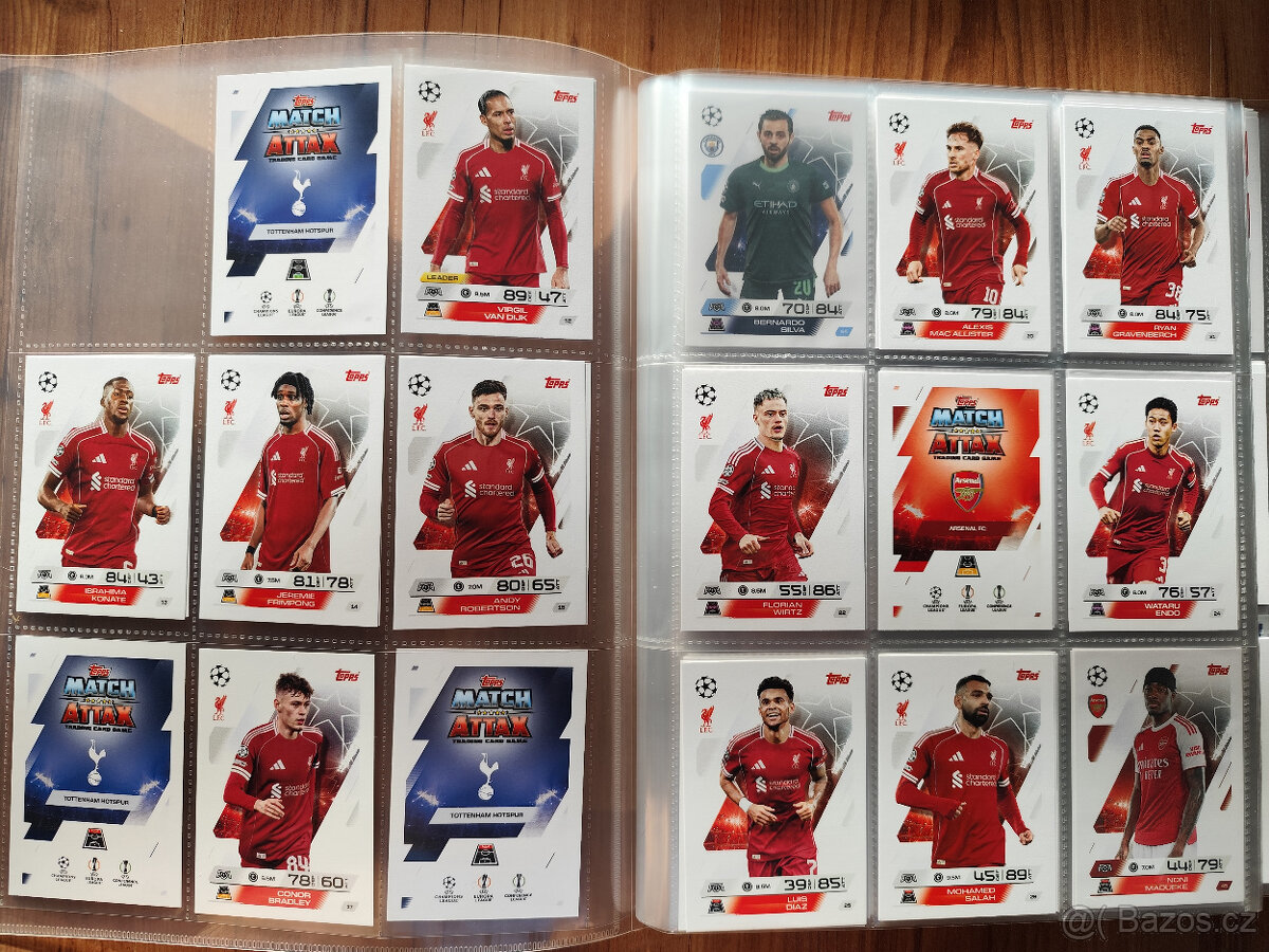 Fotbalové kartičky Match Attax 2025/26 ... obyčajné - 4