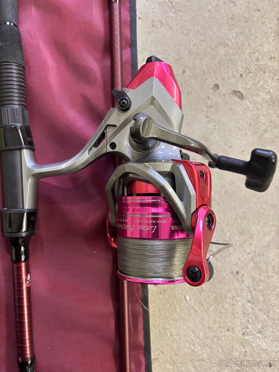 Kaprový prut Delphin Etna s navijákem pro dívky - 4