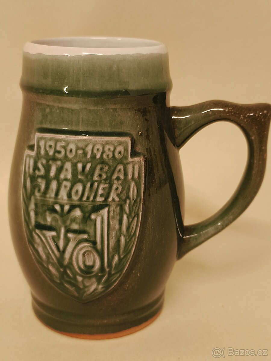 Korbel , půllitr - keramika - 4