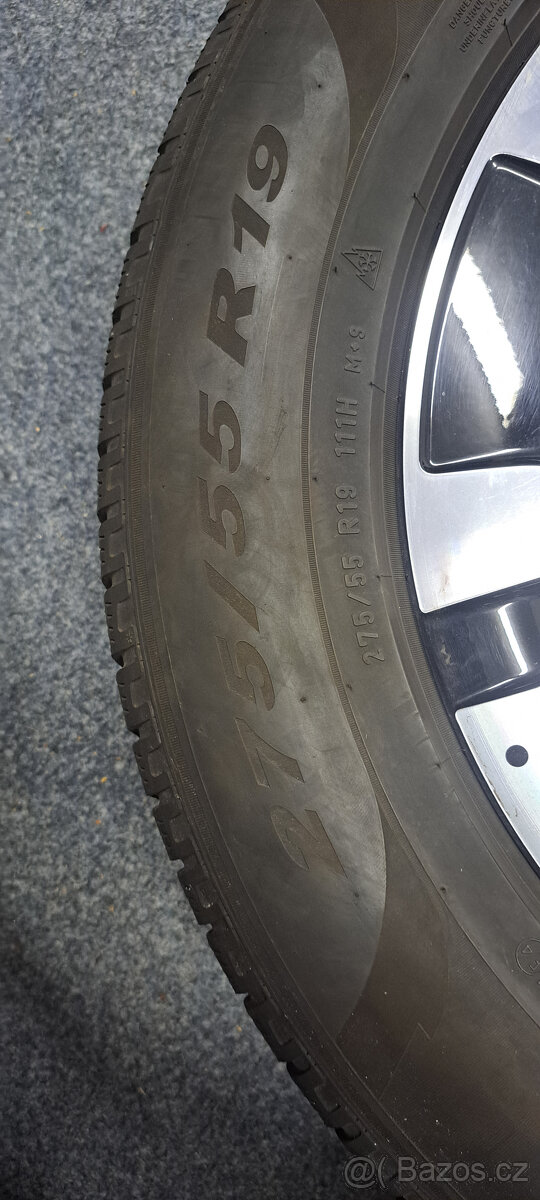 Originalni zimní ALU sada na Mercedes-Benz GLS 275/55 R19 - 4