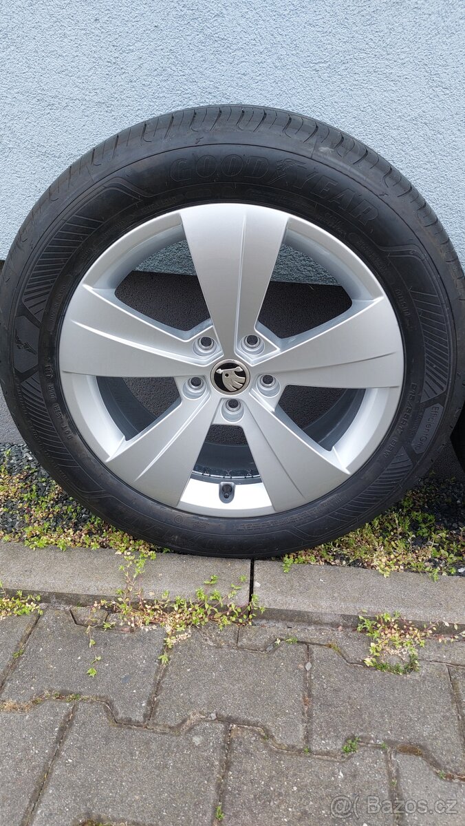 Alu kola 5x112 r17 Triton originál Škoda Superb - 4