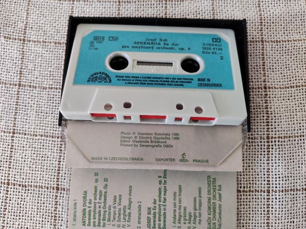 čs. retro MC kazeta Sukův komorní orchestr - 4