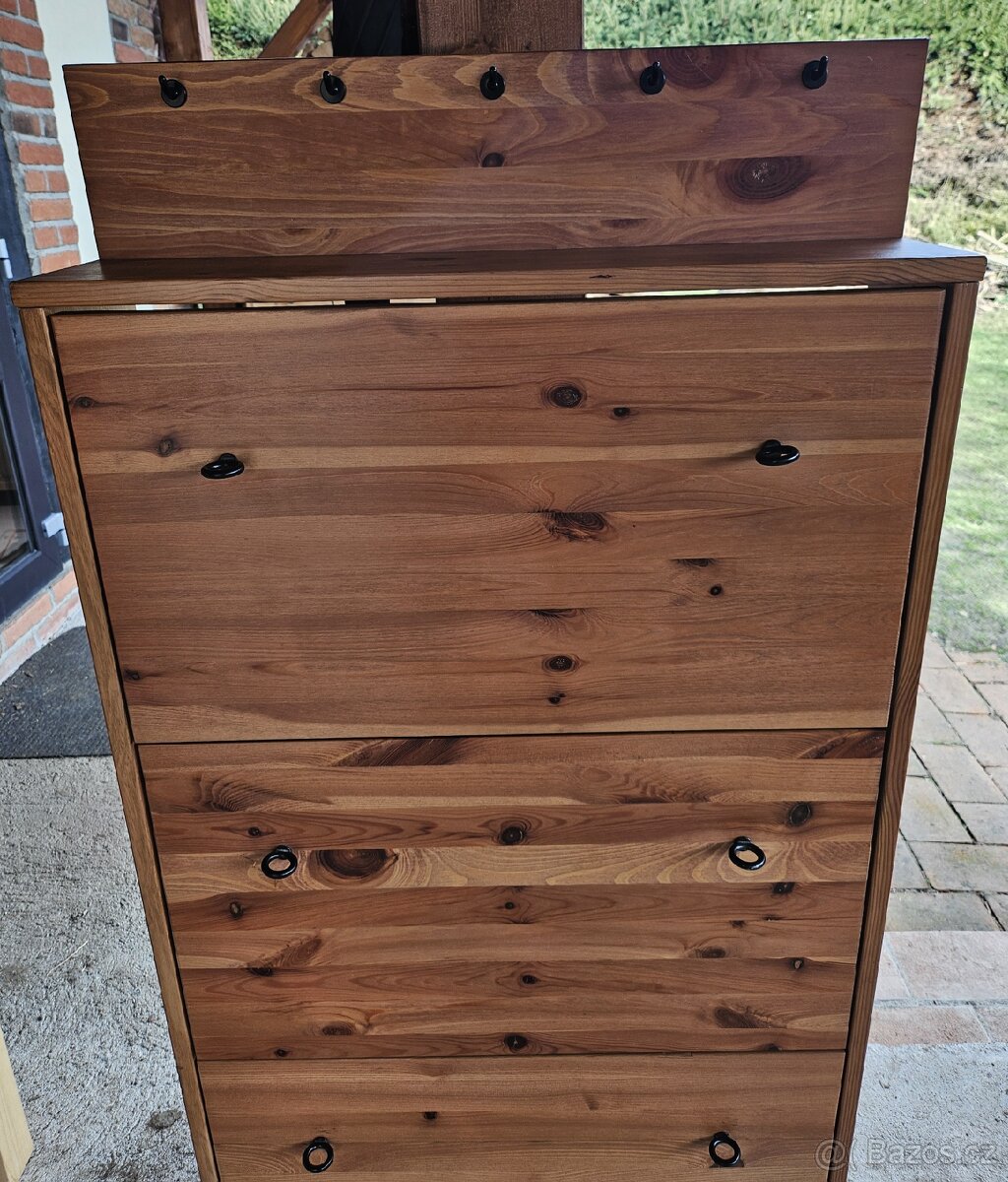 Botník Ikea Leksvik mořidlo antik - 4