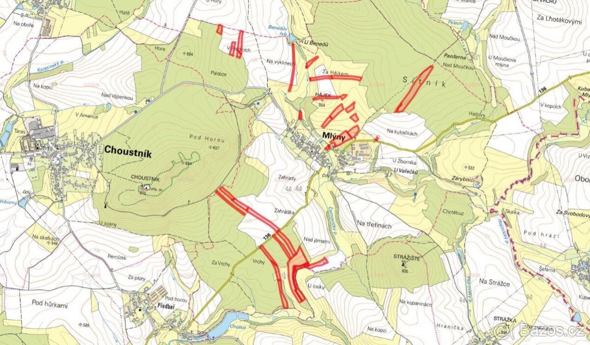 Zemědělská půda, prodej, Mlýny, Tábor - 4