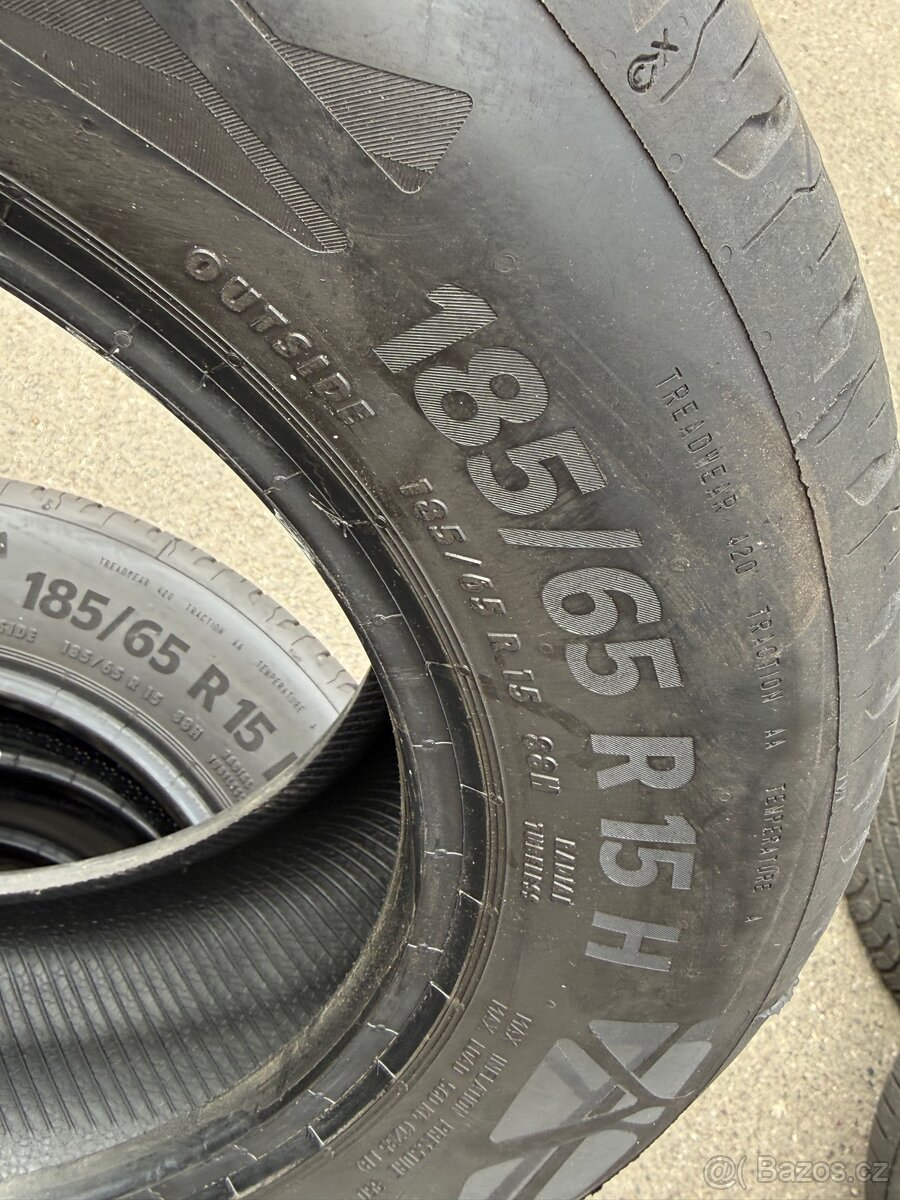 Letní pneu Continental 185/65 R15, 7mm - 4