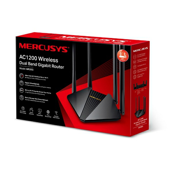 Top herní Wi-Fi router Mercusys MR 30G - 4