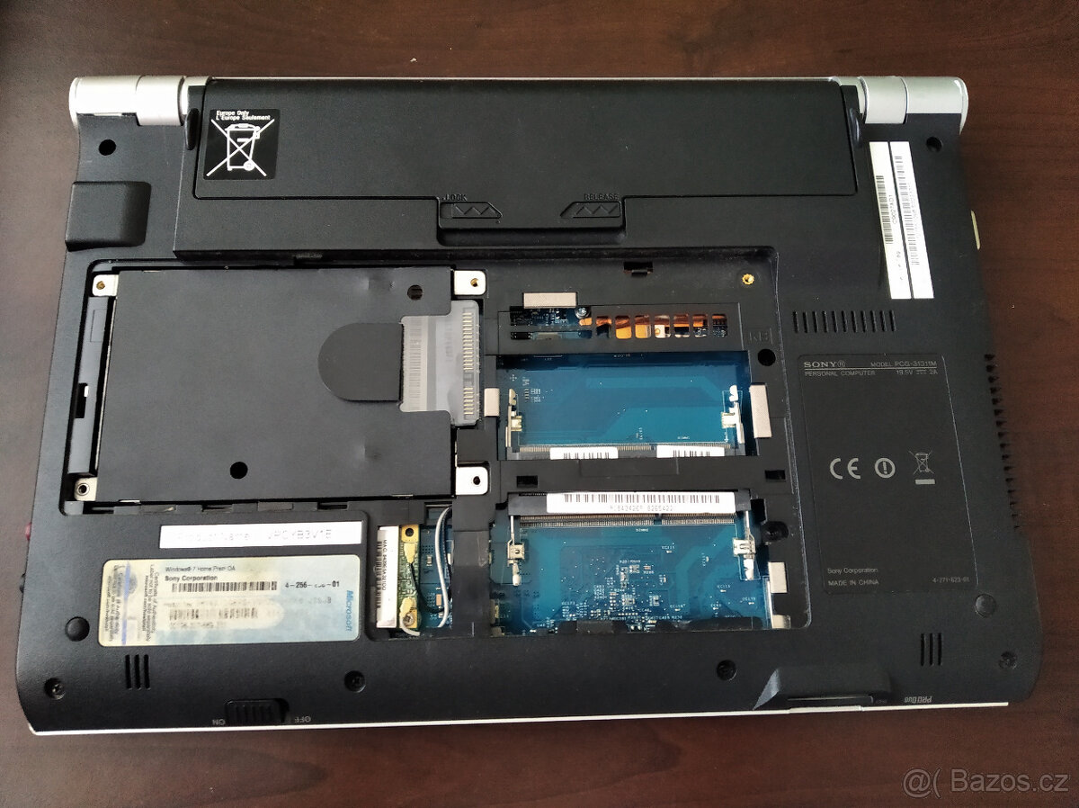 Notebook Sony PCG-31311M - 4