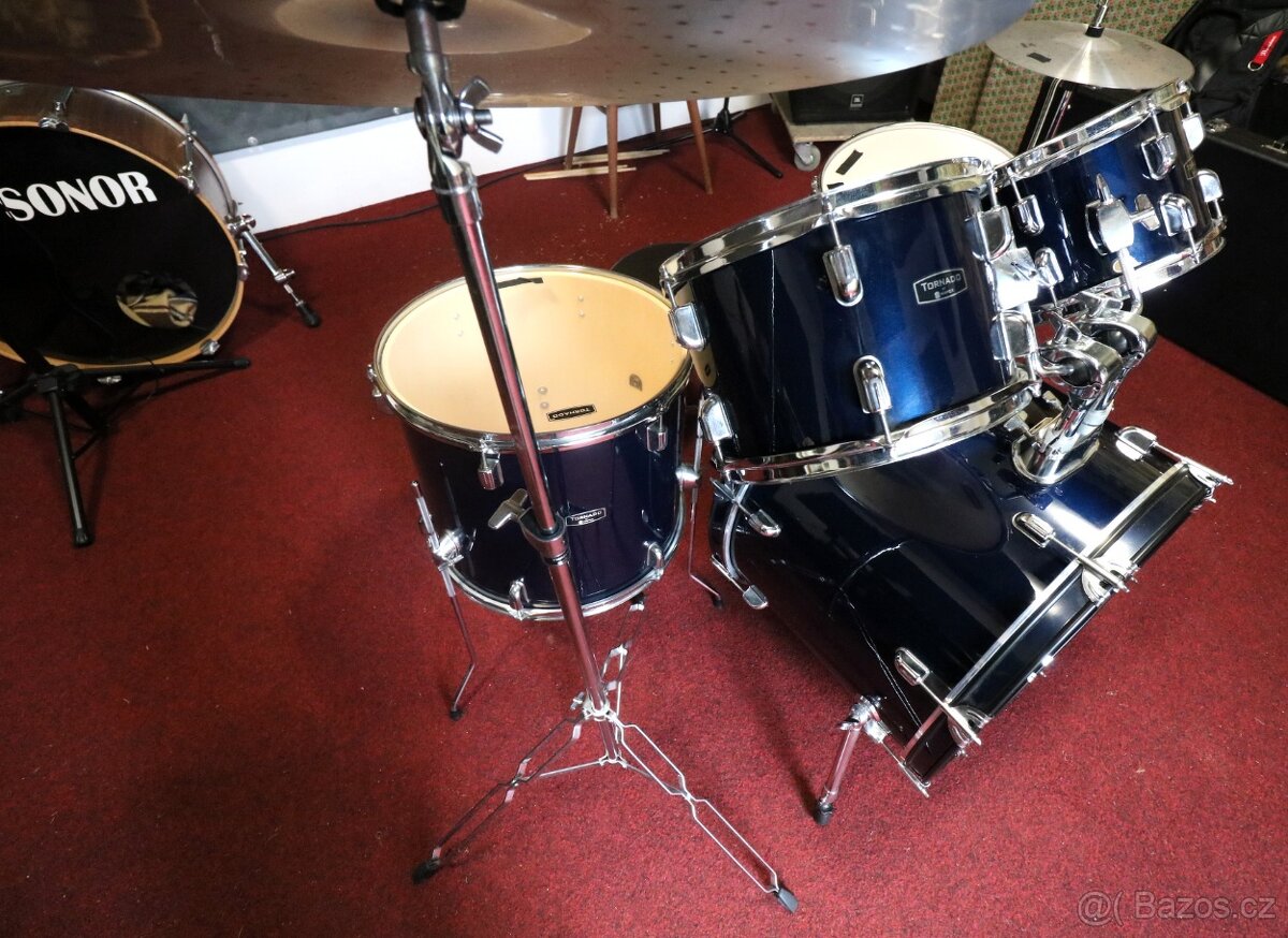Prodám sadu bicích Mapex Tornado - Blue - 4