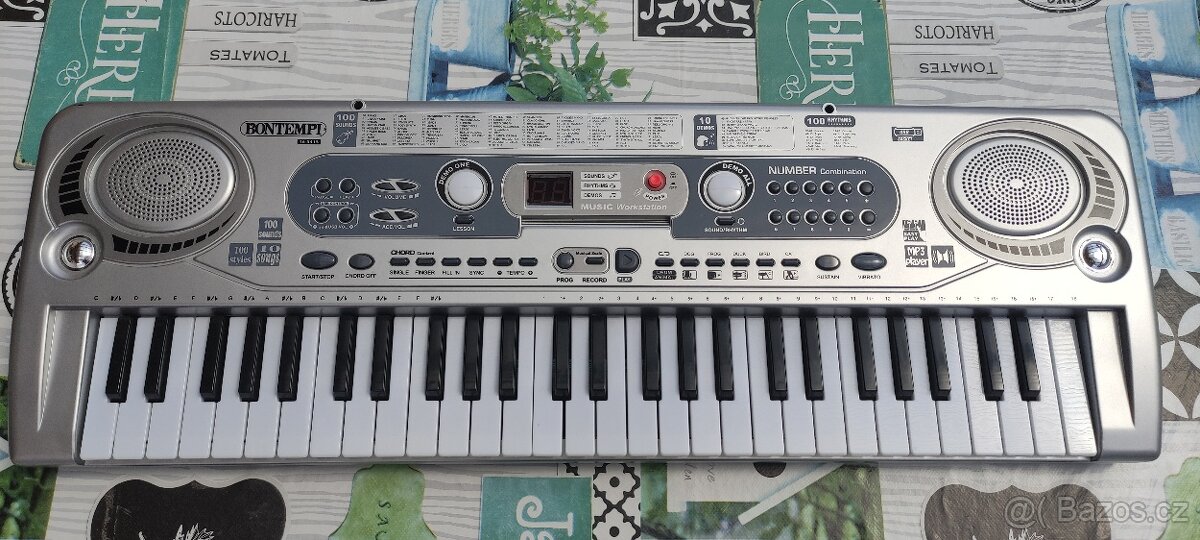 Elektrické klávesy Bontempi 165415 - 4