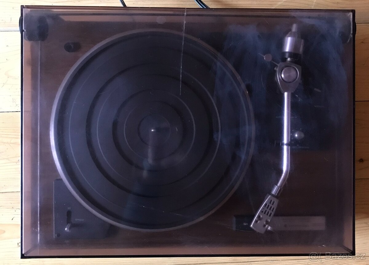 GRAMOFON KENWOOD KD-3033 ( 1976) VINTAGE VE DŘEVĚ ,PLNÝ AUTO - 4
