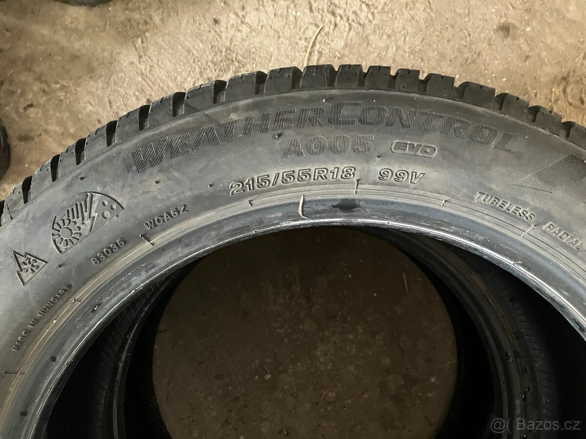2ks celoroční BRIDGESTONE 215/55R18 - 4