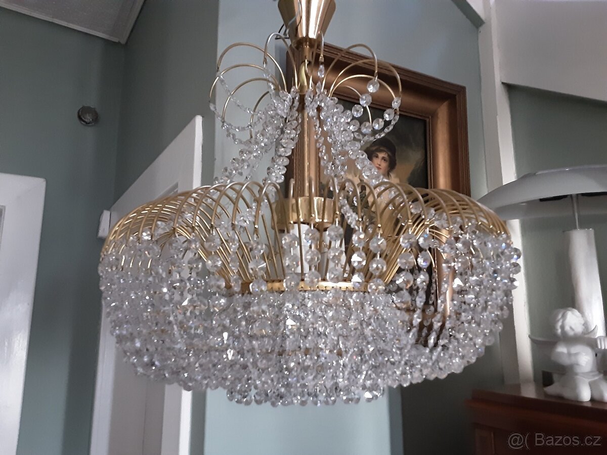 Krásný křišťálový lustr - 4