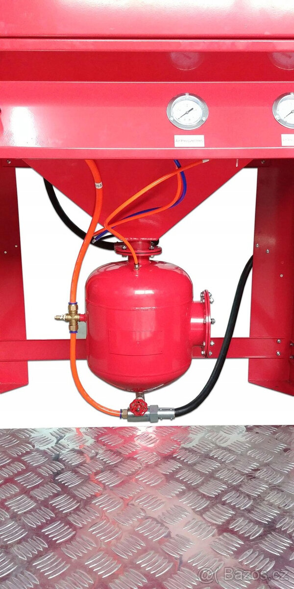 Tlakový pískovací box 990l + ODSÁVÁNÍ - 4