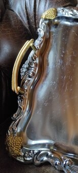 Nerezová sada příborů a tác 45 x 32 cm - 4