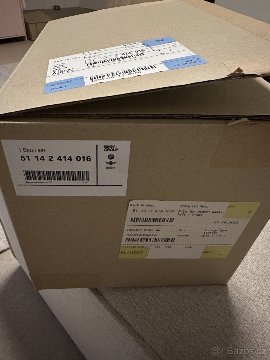 BMW M3 F80 M Performance folie nalepka - 4