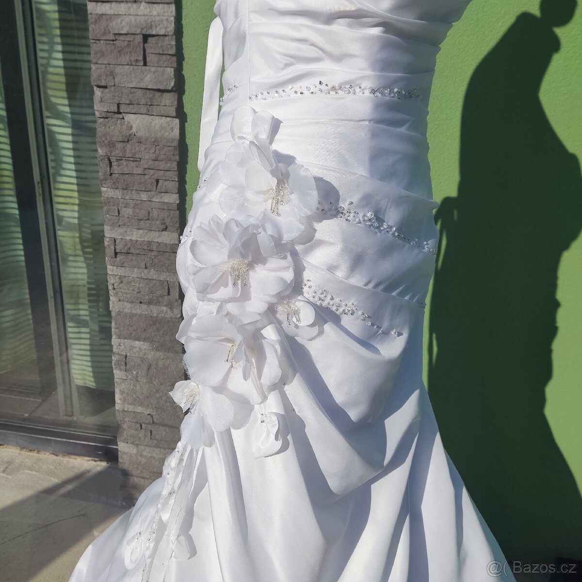 Překrásné svatební šaty vel. 38/42 - 4