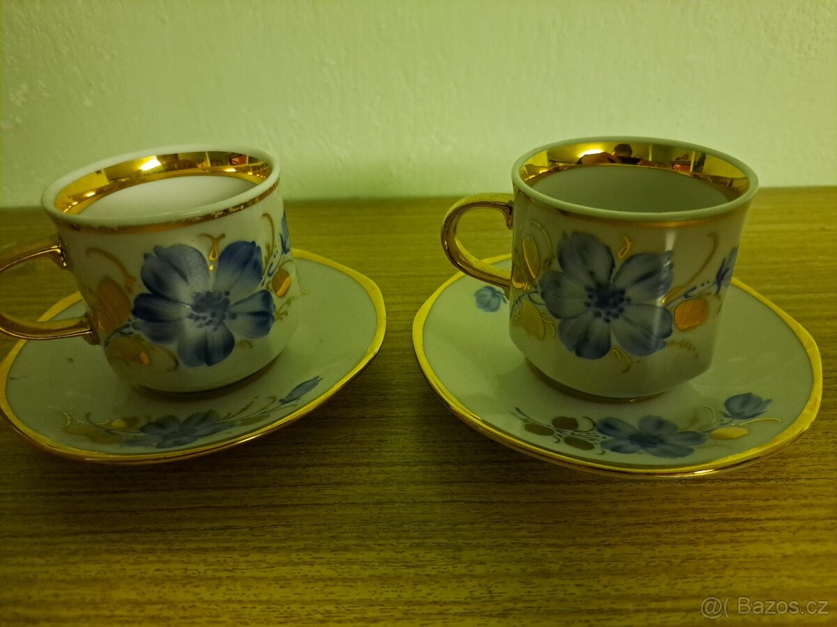 Dva hrnečky s podšálky č.1 - 4