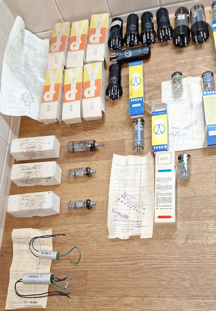 Elektronky a další součástky - 4