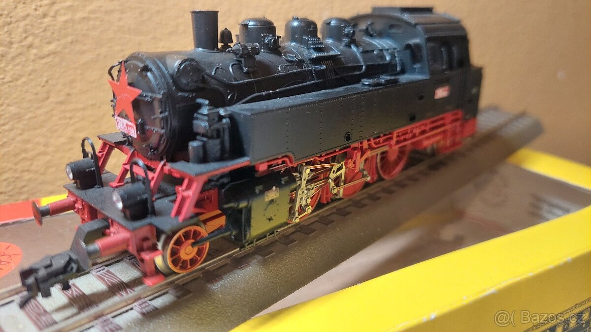 H0 Fleischmann Parní lokomotiva ČSD 365.4 s obalem - 4
