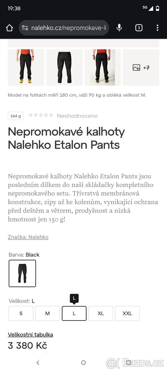 Nepromokavé kalhoty NALEHKO - 4