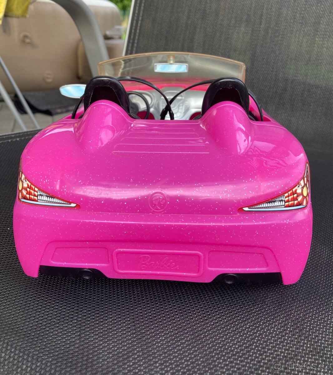 Barbie auto kabriolet růžová Mattel - 4