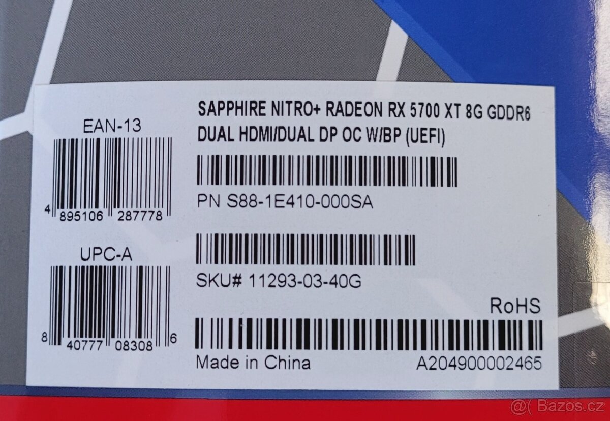 Sapphire Nitro+ Radeon RX5700 XT 8Gb - 4