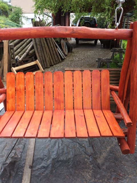 Dřevěná houpačka NOVÁ - 4