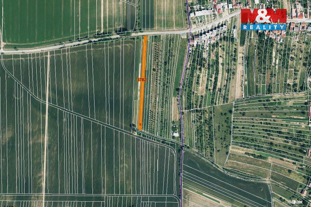 Prodej pole, 523 m², Ježov - 4