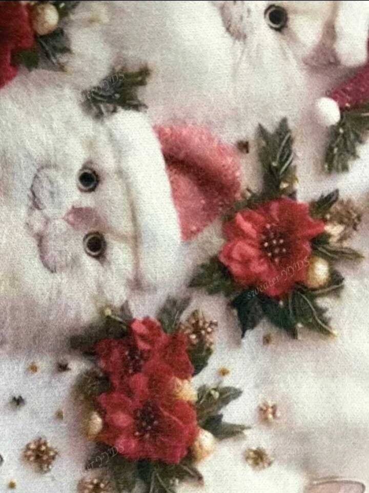 Vánoční svetr - kočky - NOVÝ - 4