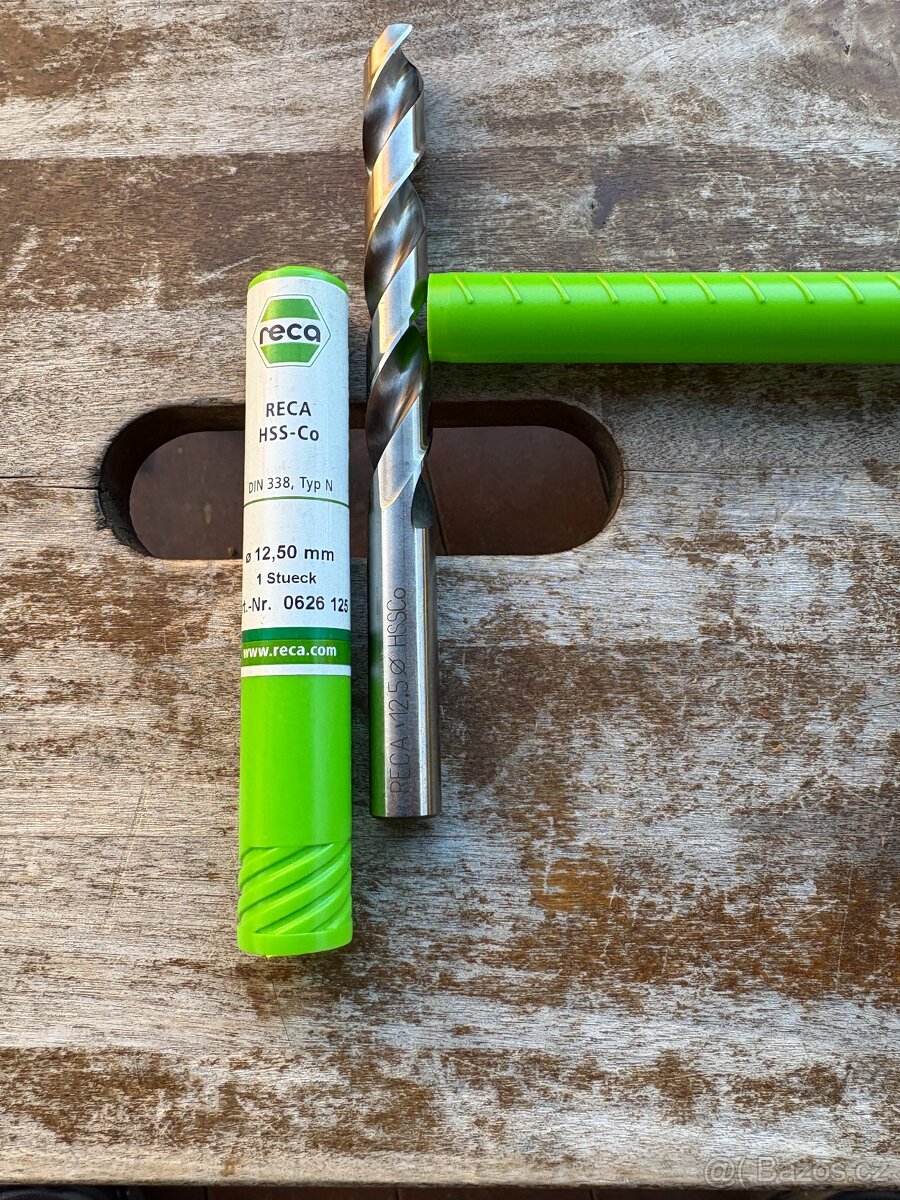 RECA - sada - spirálové vrtáky válcová stopka - 4