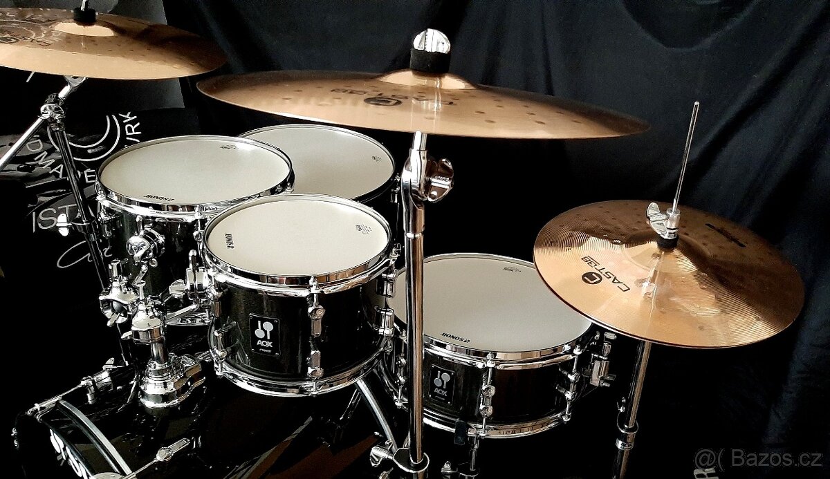Prodám nové bicí Sonor AQX stage- komplet, zár.2roky - 4
