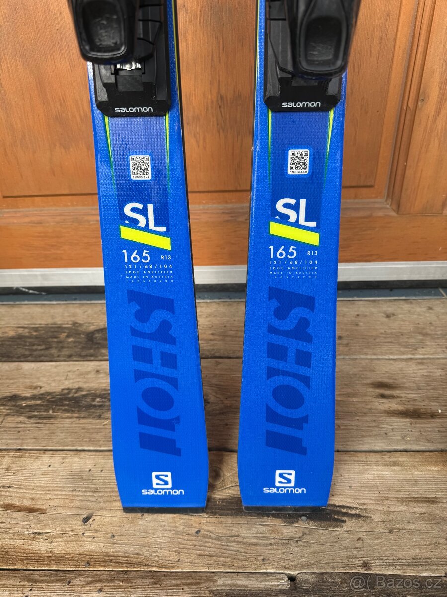 Lyže Salomon SRACE SHOT 165cm R13(jako nové) - 4