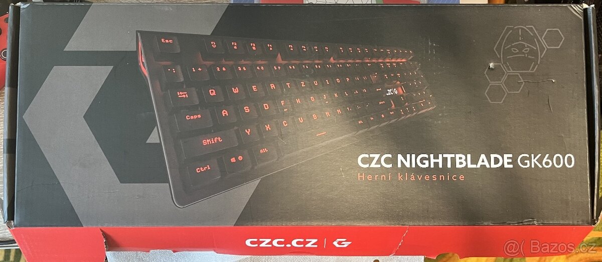 Herní klávesnice CZC Nightblade GK600 – jako nová - 4